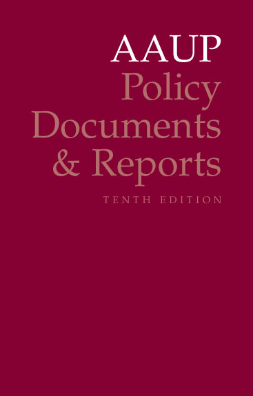 AAUP Policy Documents
                        & Reports