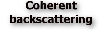 Coherent backscattering