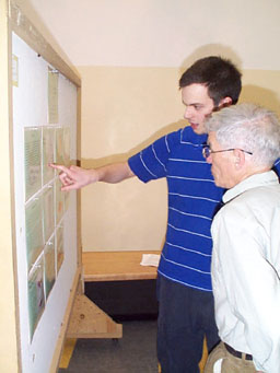 Marc Bartman with Prof. O'Connell