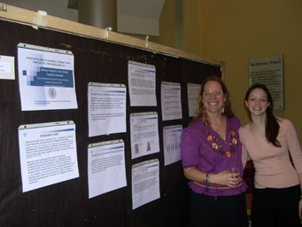 Professor Linda Henkle with Melissa Wright