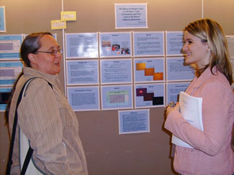 Catherine Aldi with Joanne Choly