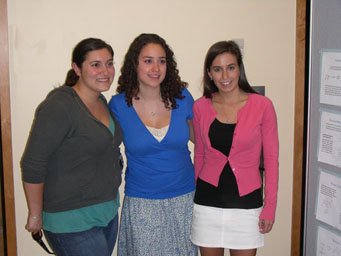 Andrea Della Pelle, Lorraine Lampe and Cristina Pires