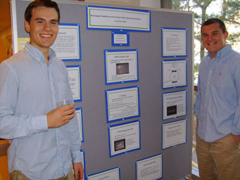 Dr. McKay with students Scott Souther and Brian Carroll